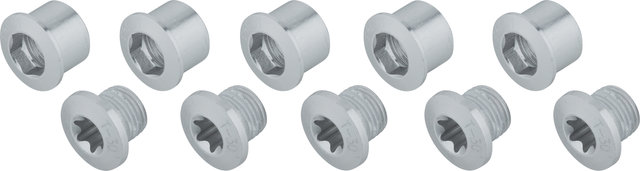 FSA Tornillos de plato 5 brazos - plata