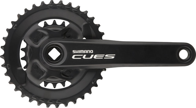 Shimano Juego de bielas cuadradas CUES FC-U4000-2B - negro/175,0 mm