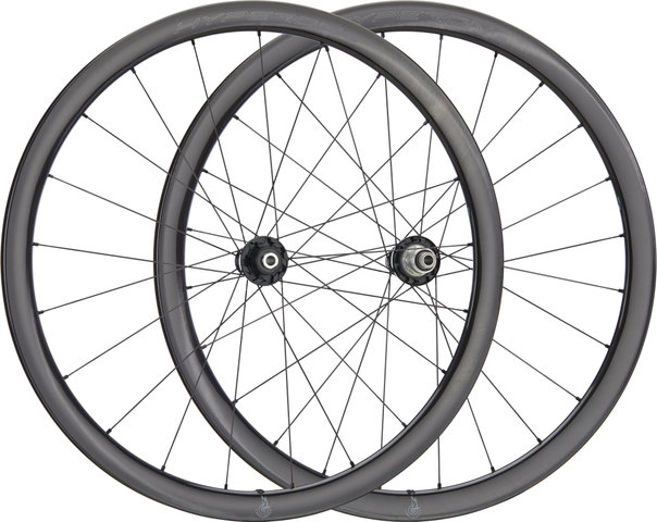 Campagnolo Juego de ruedas Hyperon Disc Center Lock 28" - black/SRAM XDR/Non Boost/100 mm/142 mm/28"/Non Boost