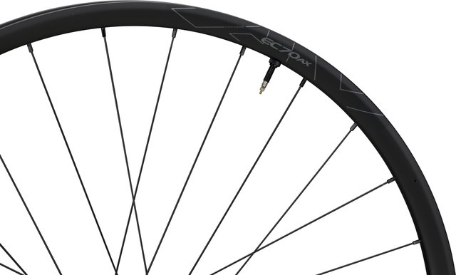 Easton EC70 AX Disc Center Lock Carbon 28" Wheelset - gloss carbon/28" set (front 15x100 + rear 12x142) Shimano