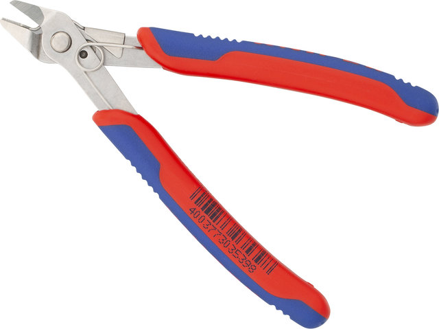 Knipex Electronic Super Knips® Zange mit Drahtklemme - rot-blau