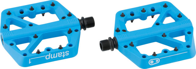 crankbrothers Stamp 1 Plattformpedale - blue/small