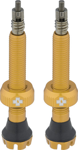 Muc-Off V2 Tubeless Valves - gold/Presta 44 mm