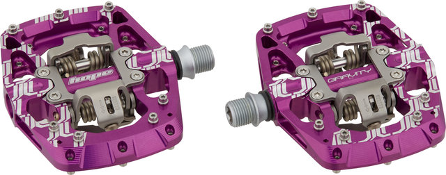 Hope Union GC Clipless Pedals - purple