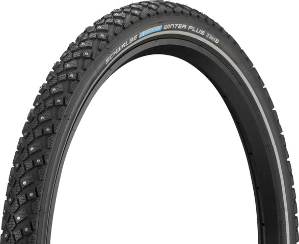 Schwalbe Marathon Winter Plus 26" Wired Spike Tyre - black-reflective/26 /50 mm/50-559/2 