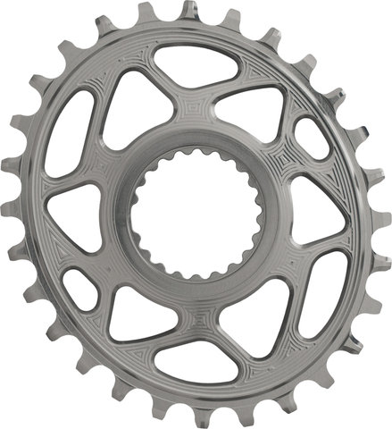 absoluteBLACK Oval Chainring for Shimano DM M9100 /M8100 /M7100/M6100 /HG+ 12-speed - grey/28 