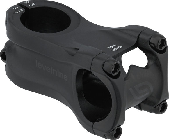 LEVELNINE MTB 31.8 Vorbau - black stealth/6°/60 mm