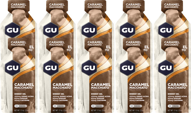 GU Energy Labs Energy Gel - 10 Pack - caramel macchiato