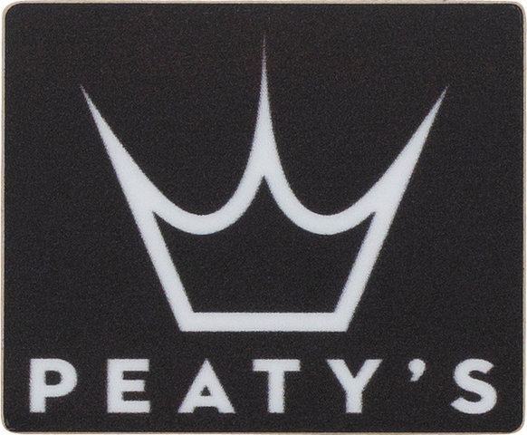 Peatys Crown Logo Sticker - black