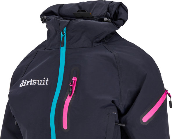 dirtlej Combinaison Dirtsuit Pro Edition Ladies - black-azure-turq/S