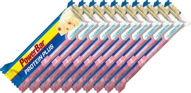 Powerbar Protein Plus Bar L-Carnitin - 10 Pack - raspberry-yogurt