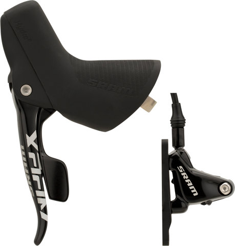 SRAM Apex 1 HRD FM Scheibenbremse mit Dropper Actuator - black/Vorderrad/links (seitenspezifisch)