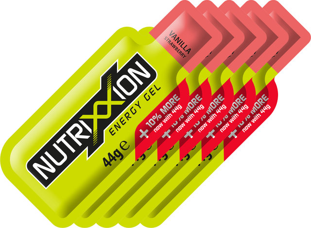 Nutrixxion Gel - 5 pieces - vanilla-strawberry/220 g