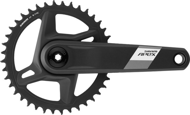 SRAM Apex 1 Wide DUB DM 1x12-fach Kurbelgarnitur - black/175,0 mm