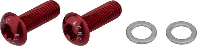 KCNC Bottle Cage Torx Bolts - red/T25