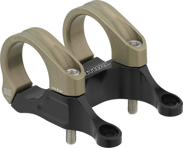 Renthal Potencia Integra II 35 de montaje directo - gold-black/10°/50 mm