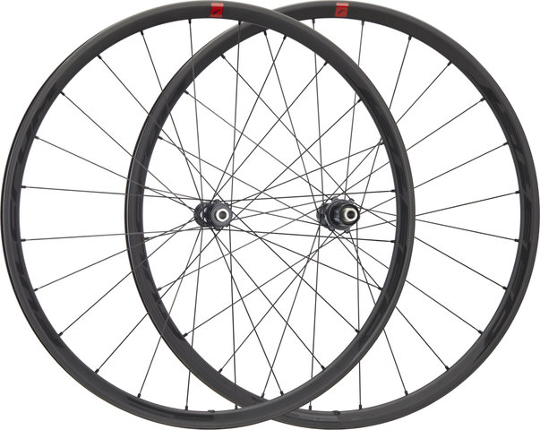 Fulcrum Juego de ruedas Speed 25 DB Disc Center Lock Carbon 28" - negro/Non Boost/Non Boost/142 mm/100 mm/28"/Shimano carretera/100 mm/Shimano carretera/100 mm/142 mm