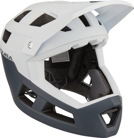 Endura Casco SingleTrack Full Face MIPS - white/55 - 59 cm