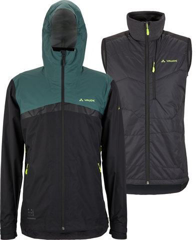 VAUDE Veste Mens All Year Moab 3in1 Rain Jacket - black uni/M