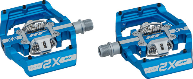 HT DH RACE X2 Clipless Pedals - blue