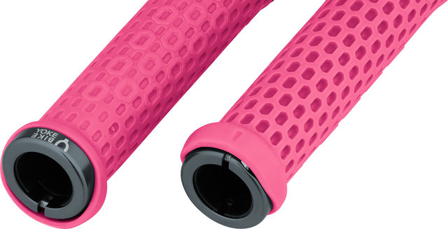 BikeYoke Puños de manillar antideslizantes - rosa