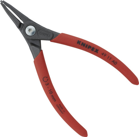 Knipex Alicates de precisión para arandelas de bloqueo exteriores - rojo/3-10 mm