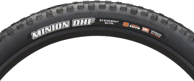 Maxxis Minion DHF 3C MaxxTerra EXO+ WT TR 27.5" Folding Tyre - black/27.5 /63 mm/63-584/2.5 