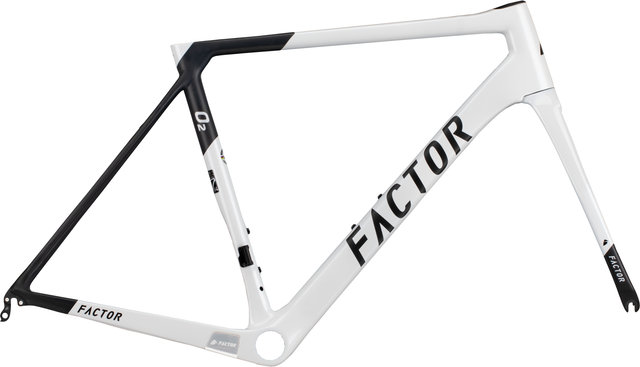 Factor O2 Carbon Frameset - pearl white/M/10 mm Quick Release