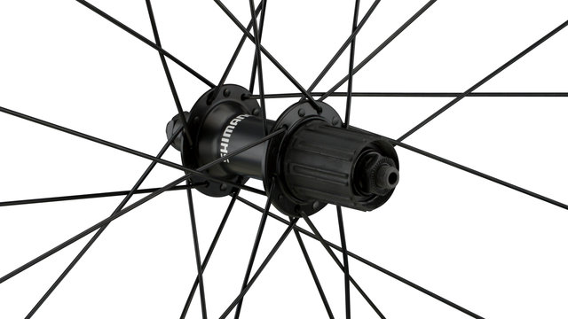 Shimano WH-RS100-CL Laufradsatz - schwarz/Non Boost/Non Boost/130 mm/100 mm/28"/Shimano Road/100 mm/Shimano Road/100 mm/130 mm