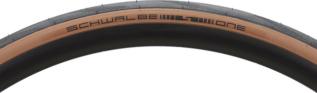 Schwalbe Cubierta plegable One Performance ADDIX RaceGuard E-25 28" - negro-bronze skin/28 /25 /25-622