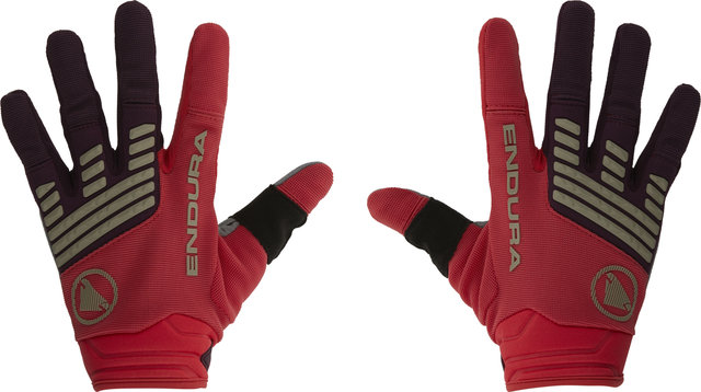 Endura SingleTrack Ganzfinger-Handschuhe - pomegranate/M