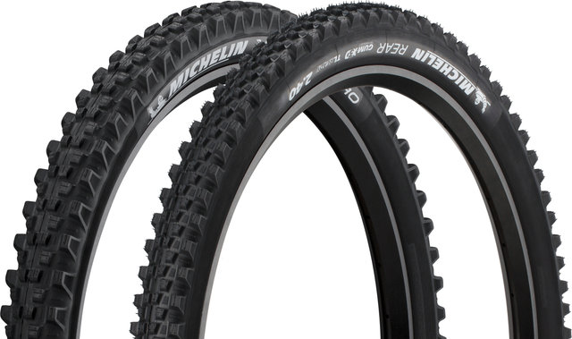 Michelin Set de 2 Pneus Souples Wild Enduro Front MAGI-X / Rear GUM-X 27,5" - noir/27.5 /61 /61-584/2.4 