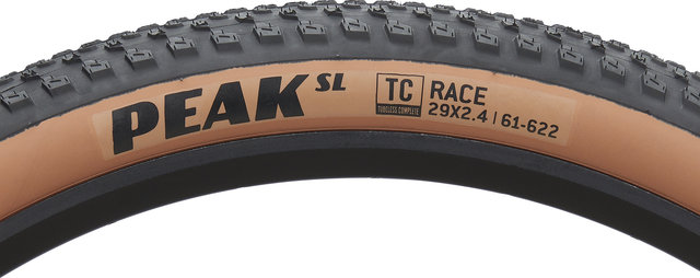 Goodyear Peak SL Race Tubeless Complete 29" Folding Tyre - black-tan/29 /61 mm/61-622/2.4 