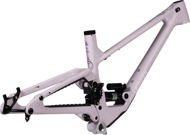 FORBIDDEN Druid V2 Carbon 29" Frame Kit - lilac summer daze/130 mm/L/12 mm Thru Axle