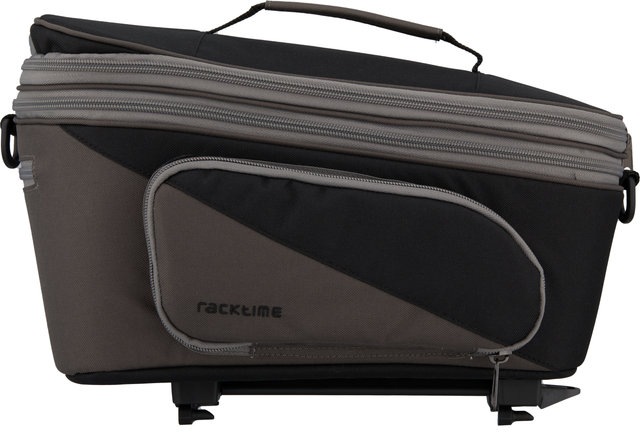 Racktime Talis Plus Pannier Rack Bag - carbon black-stone grey/8000 ml