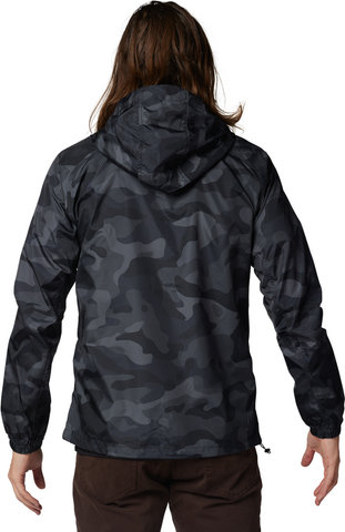 Fox Head Camo Windbreaker Jacket - black camouflage/M