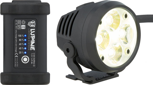 Lupine Wilma R 7 SC LED Helmlampe - schwarz/3600