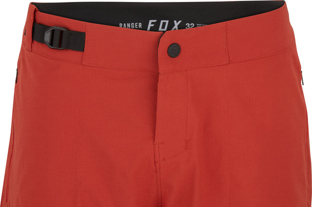 Fox Head Ranger shorts with inner shorts - red clay/32/M