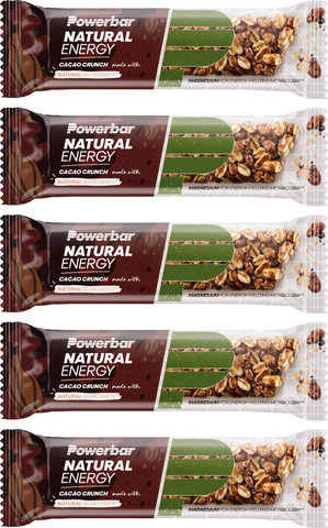 Powerbar Natural Energy Cereal Bar - 5 Bars - cacao crunch