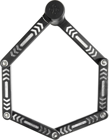 Kryptonite Kryptolok 685 Folding Lock - black-silver/85 cm