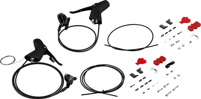 SRAM Set frenos disco hidr. Rival 1 FM d+t man. cambios/frenos DoubleTap® - black/Set/left/right (side-specific)