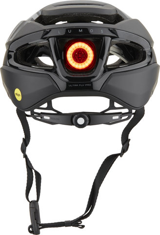 LUMOS Ultra Fly Pro MIPS Helmet + Firefly LED Helmet Light Bundle - shadow black/54 - 61 cm