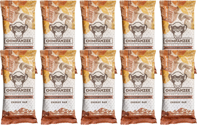 Chimpanzee Energy Bar - 10 Pack - cashew caramel/550 g