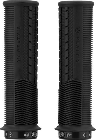 Peaty's Poignées de guidon verrouillables Monarch Grips Mushroom - black/thick