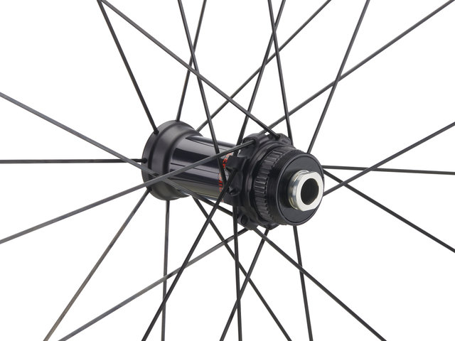 Fulcrum Juego de ruedas Speed 25 DB Disc Center Lock Carbon 28" - negro/Non Boost/Non Boost/142 mm/100 mm/28"/Shimano carretera/100 mm/Shimano carretera/100 mm/142 mm