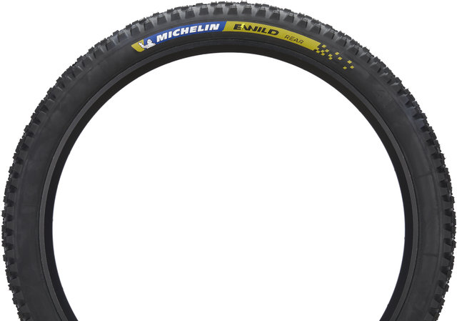 Michelin Neumático trasero E-Wild Rear Racing TLR 27,5" plegable - negro- azul-amarillo/27.5 /65 /65-584/2.6 