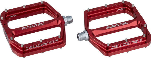 Burgtec Penthouse Flat MK5 Plattformpedale - race red