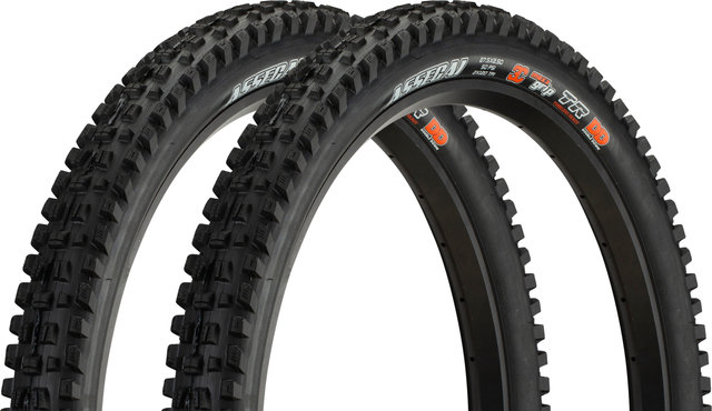 Maxxis Assegai 3C MaxxGrip DD WT TR 27.5" Folding Tyre Set - black/27.5 /63 mm/63-584/2.5 