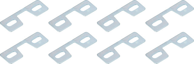 MKS Toe Clip Spacers - silver