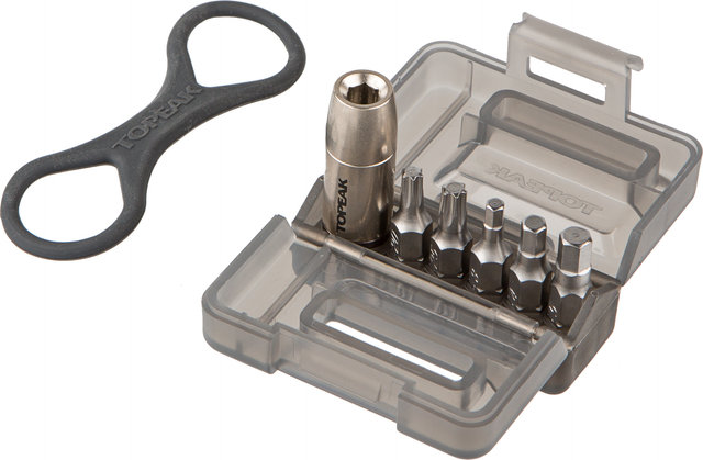 Topeak Nano TorqBox Drehmomenthülsen-Set - silber/4 Nm